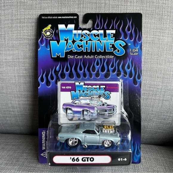 NEW Muscle Machines 1966 Pontiac GTO 1:64 Scale Die Cast Replica - Picture 1 of 8